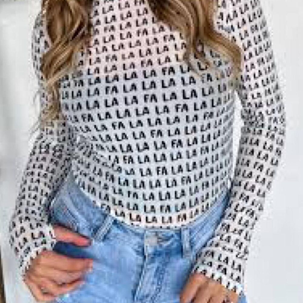 Blakeley Women's White and Grey Shirt